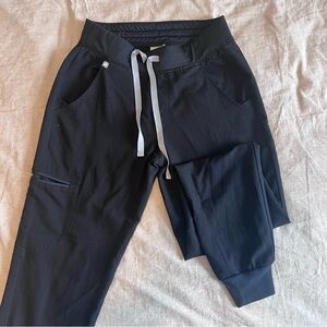 Figs Black Scrub Joggers